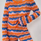 Striped Sweater and Knit Shorts Set - DAVERRI FASHIONS