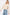 bytos Button Down Cropped Denim Jacket with Patch Pockets