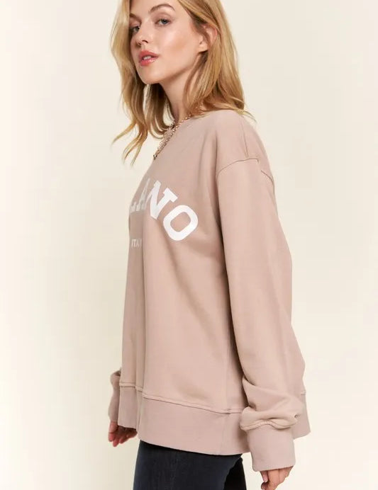 And The Why Washed Milano Pullover Sweatshirt | Sweatshirts Daverri Fashions