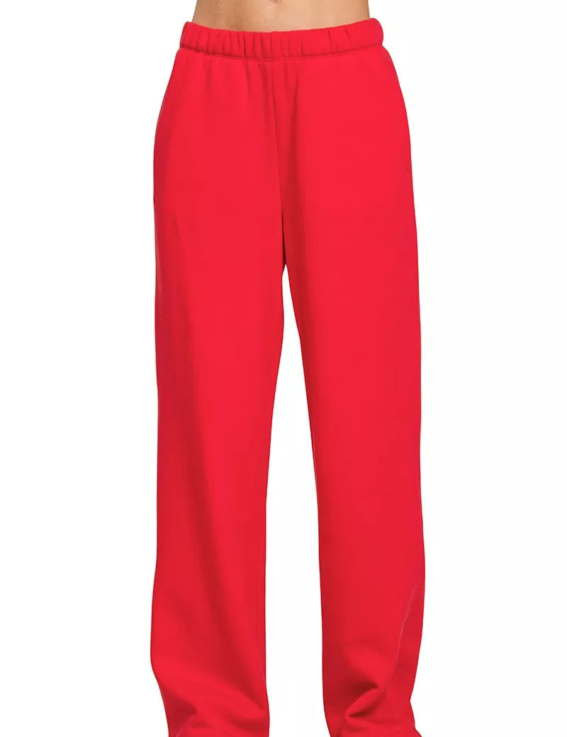 RUBY Zenana Fleece Sweatpant with Pockets Ruby | Sweatpants Daverri Fashions