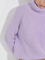 Turtleneck Long Sleeve Sweater | Sweaters Daverri Fashions