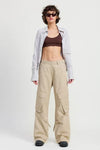 CARGO PANTS WITH POCKET DETAIL - DAVERRI FASHIONS