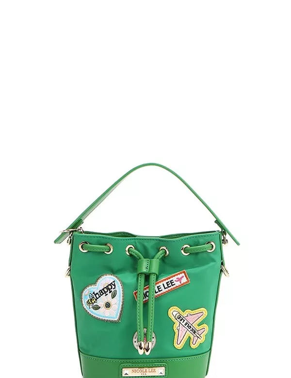 Color Patch Bucket Bag | Handbags Daverri Fashions