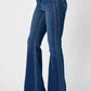 Judy Blue Full Size Hw Angled Side Seam Detail Flare Jeans Plus Size Jeans