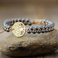 Alloy Natural Stone Braided Bracelet - DAVERRI FASHIONS