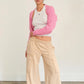 HYFVE Ribbed Knit Bolero Cardigan Cardigans