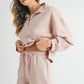 MABLE Half Zip Sweatshirt and Shorts Set