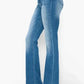 bytos Full Size Distressed High Rise Jeans with Pockets - DAVERRI FASHIONS