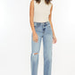 Kancan Ultra High Rise Distressed Straight Jeans Jeans