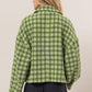 HYFVE Tweed Plaid Button Up Collared Neck Jacket Jackets