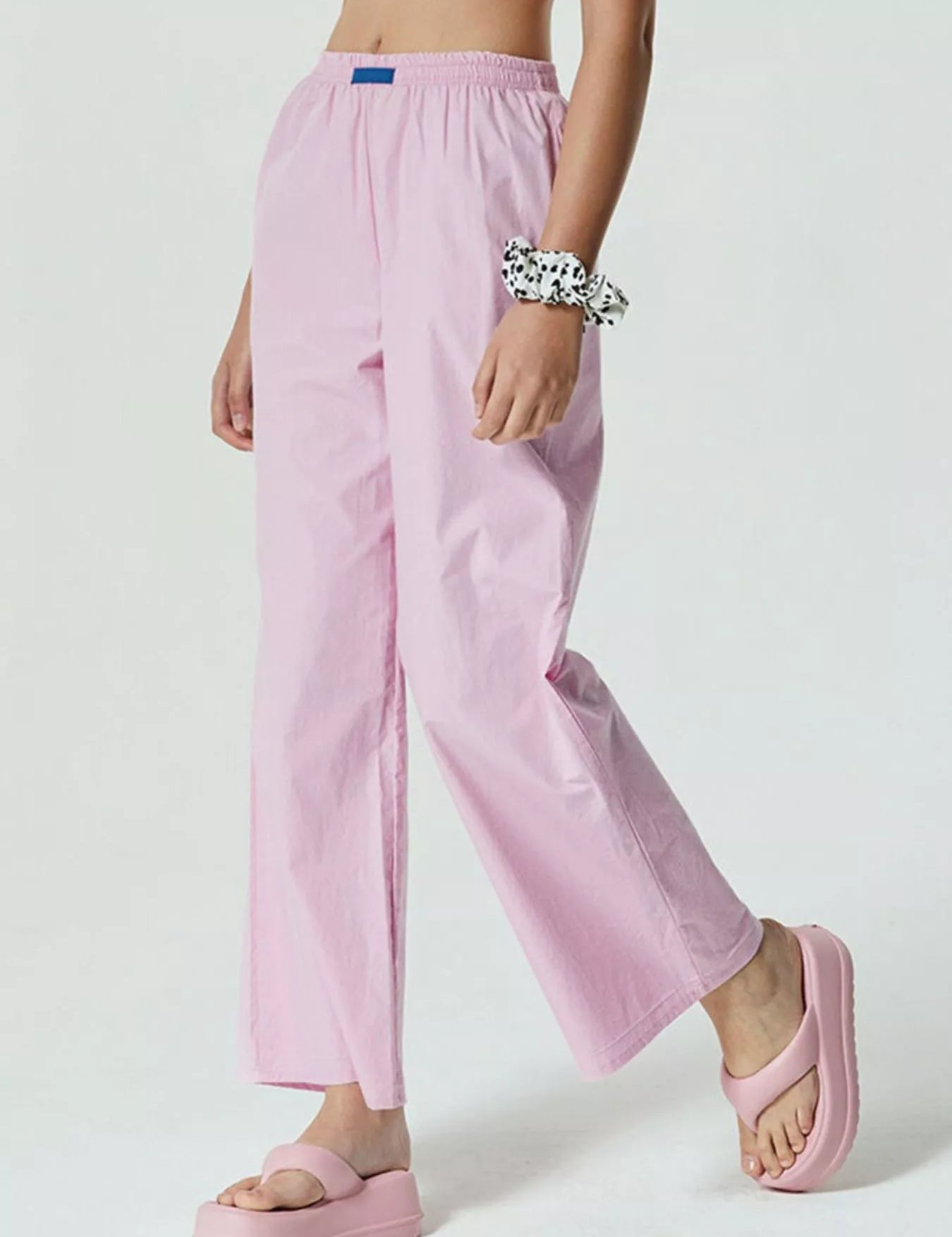 Elastic Waist Wide Leg Pants | Loungewear Pants Daverri Fashions