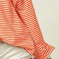 BiBi French Terry Stripe Long Sleeve Sweatshirt Sweatshirts
