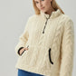 Fleece Zip-Up Pullover - DAVERRI FASHIONS