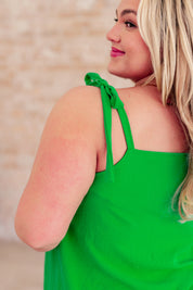 Shoulder Tied Tank Top | Tank Tops Daverri Fashions
