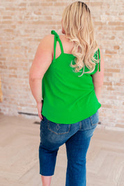 Shoulder Tied Tank Top | Tank Tops Daverri Fashions
