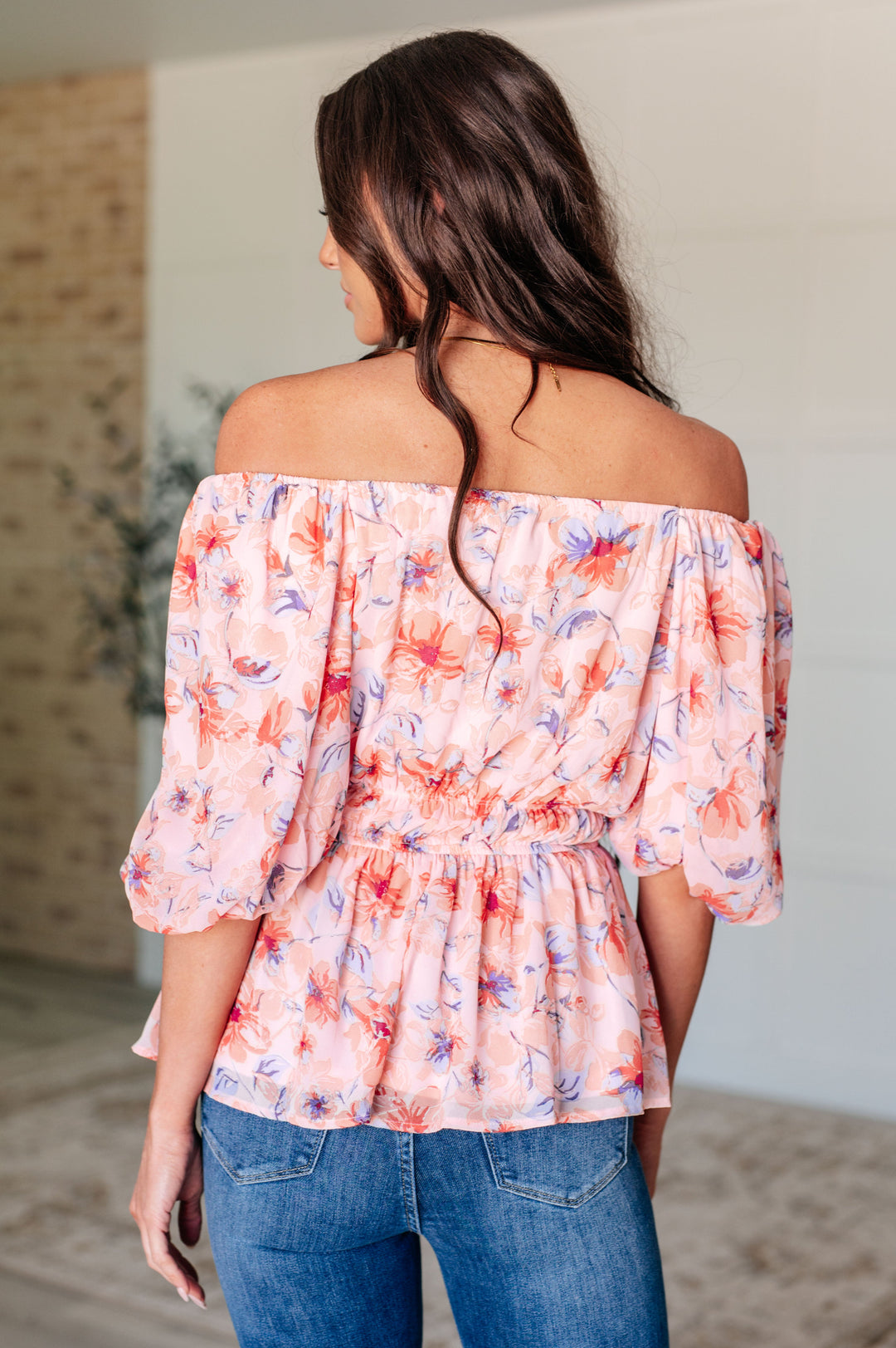 A Powerful Force Square Neck Balloon Sleeve Blouse Tops