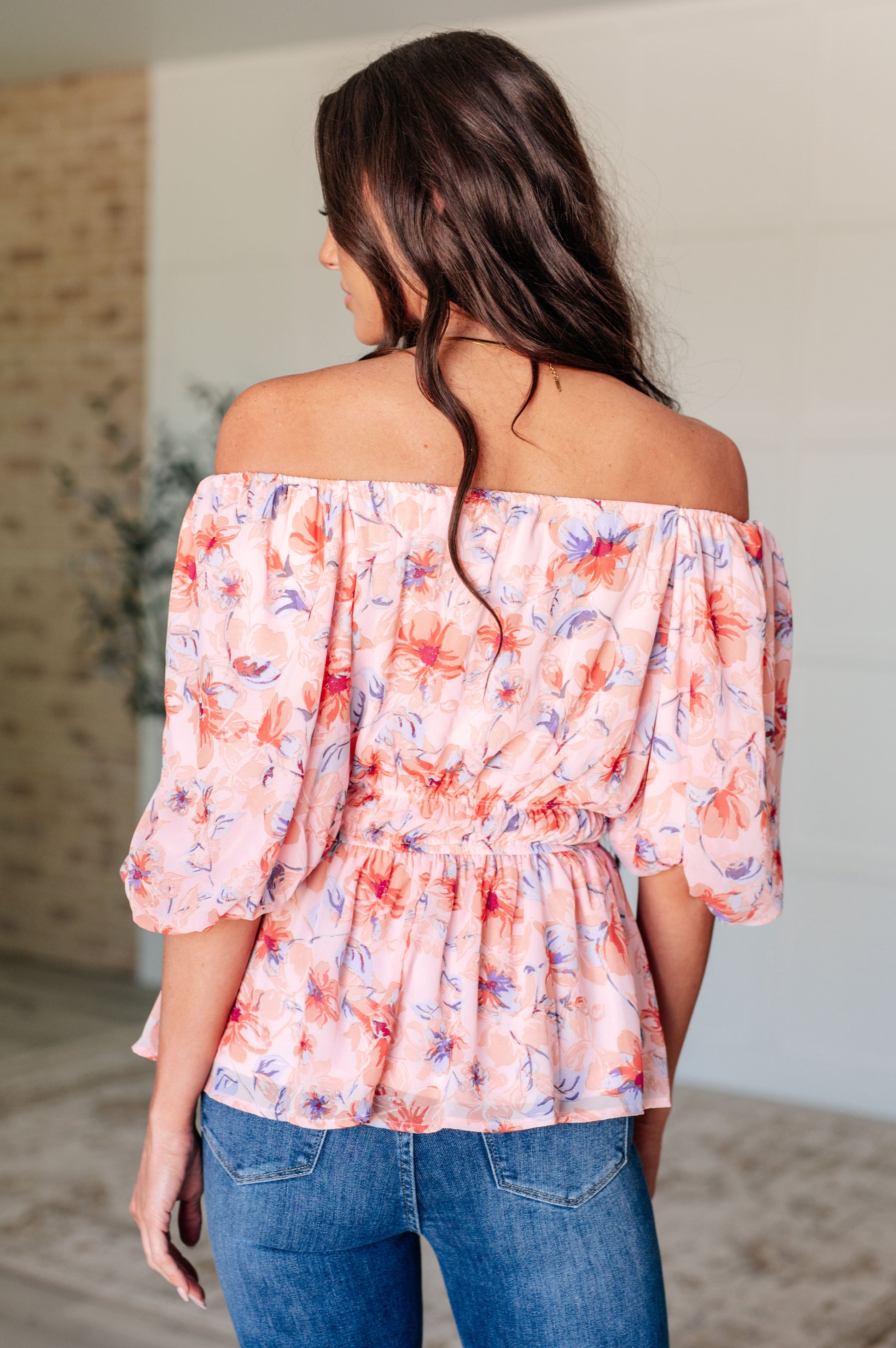 A Powerful Force Square Neck Balloon Sleeve Blouse Tops
