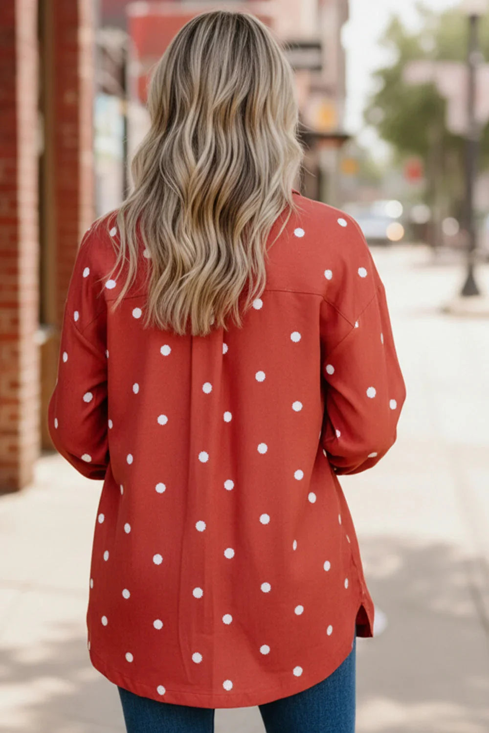 Dot My Day Shacket | Daverri Fashions