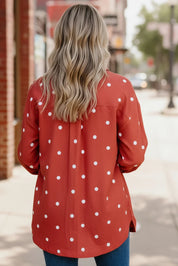 Dot My Day Shacket | Daverri Fashions