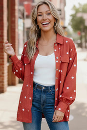 Dot My Day Shacket | Daverri Fashions