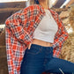 The Fireside Crush Plaid Button Down - DAVERRI FASHIONS