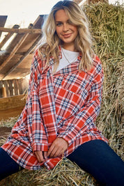 The Fireside Crush Plaid Button Down | Daverri Fashions