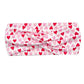Red & Pink Heart Print Stretchy Twist Headband - DAVERRI FASHIONS