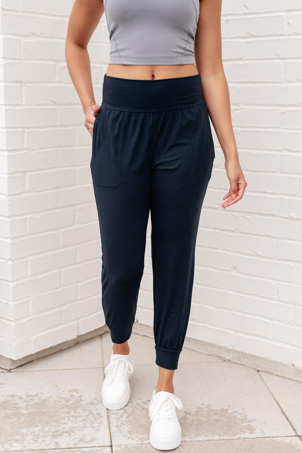 Always Accelerating Joggers in Nocturnal Navy Athleisure Pants