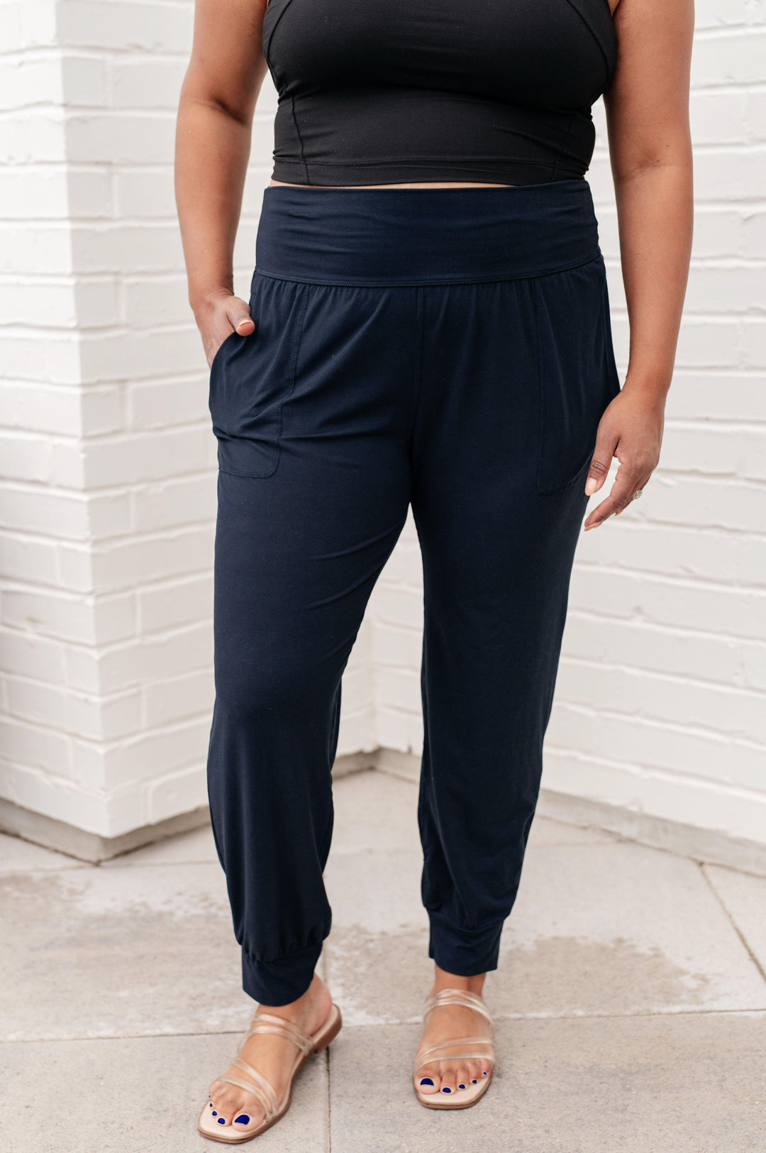 Always Accelerating Joggers in Nocturnal Navy Athleisure Pants