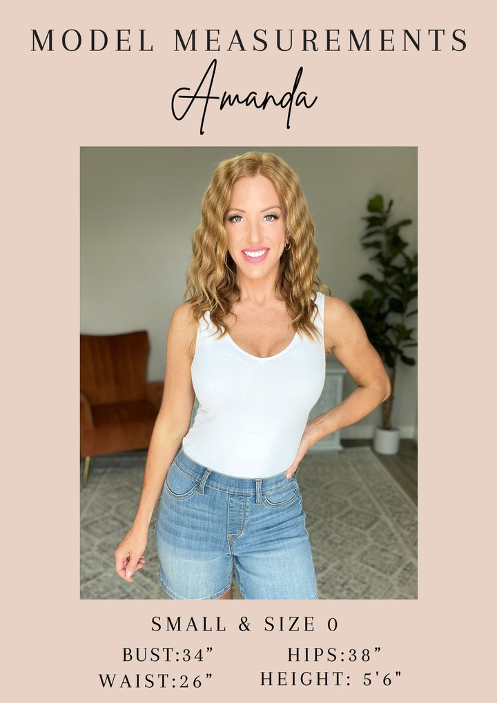 Classic Comfort V-Neck Top in Classic Blue Tops