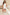 Anna High Rise Garment Dyed Cutoff Shortalls in Ecru Shortalls