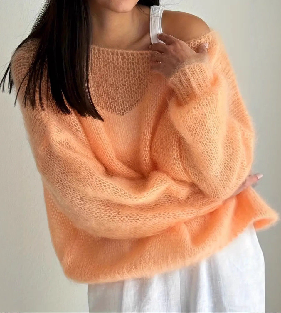 Lightknit Oversized Drop Shoulder Sweater