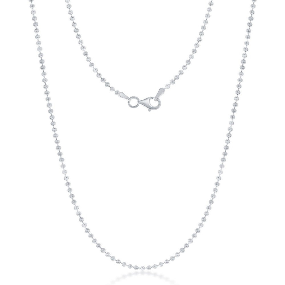 Sterling Silver 1.9mm Bead Chain Chains