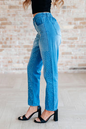 Beck and Call Rhinestone Pants Jeans