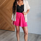 Bet Your Bottom Dollar Skirt in Hot Pink Bottoms