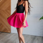 Bet Your Bottom Dollar Skirt in Hot Pink Bottoms