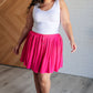 Bet Your Bottom Dollar Skirt in Hot Pink Bottoms