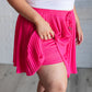Bet Your Bottom Dollar Skirt in Hot Pink Bottoms