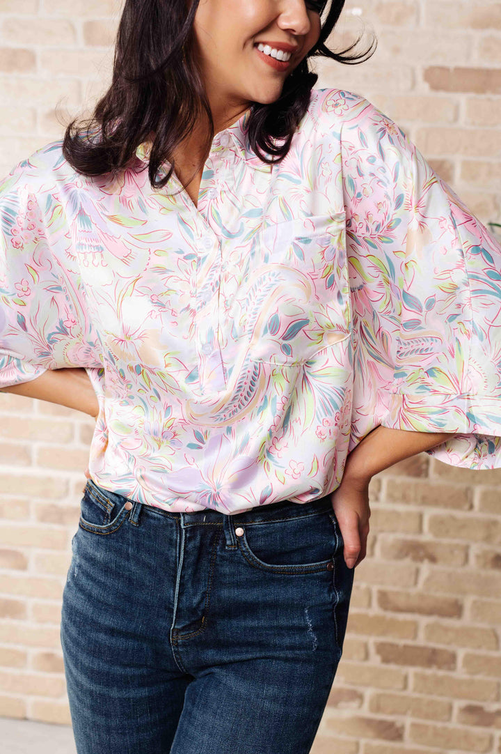 Blissful Botanicals Blouse Tops