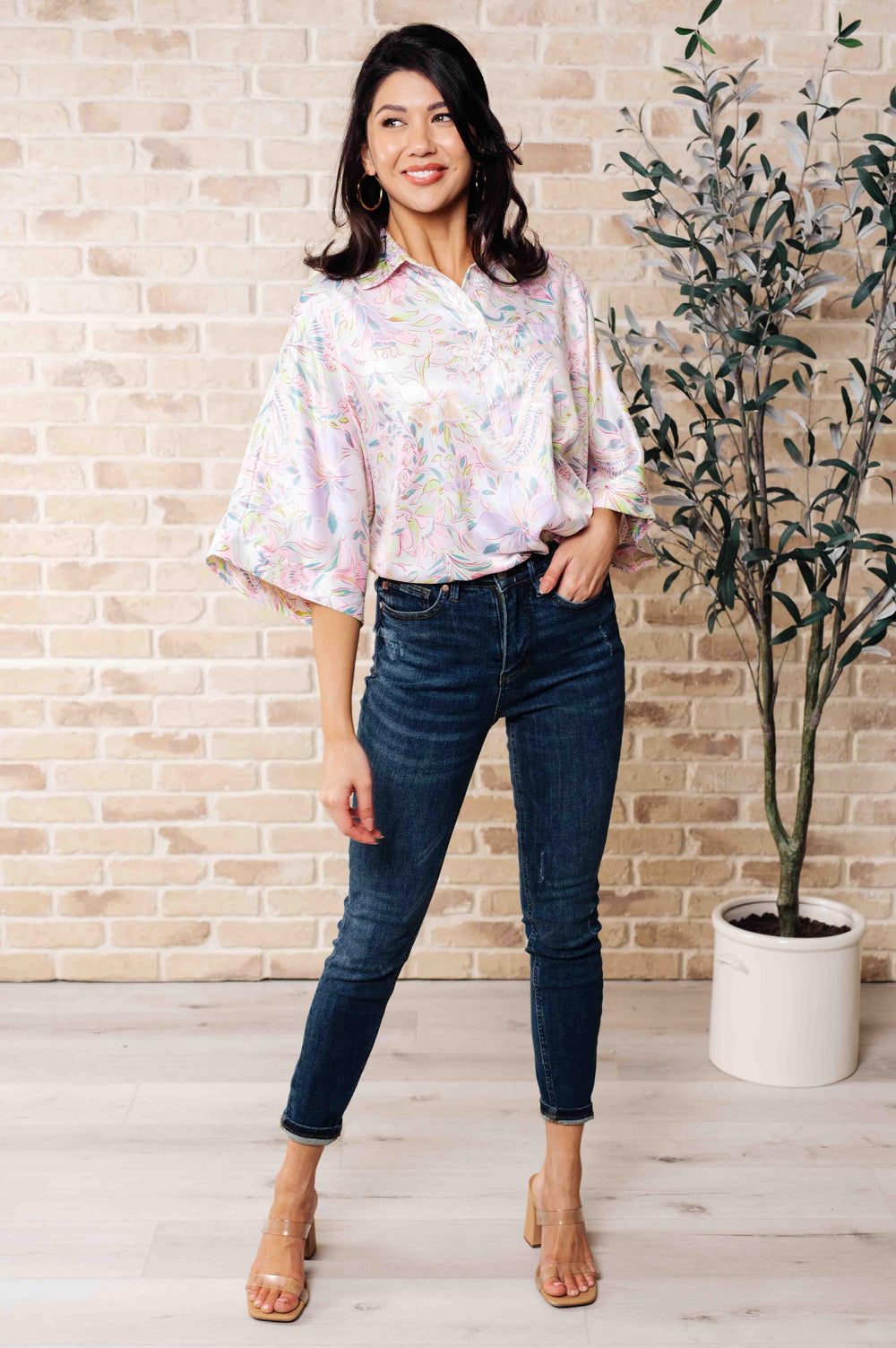 Blissful Botanicals Blouse Tops