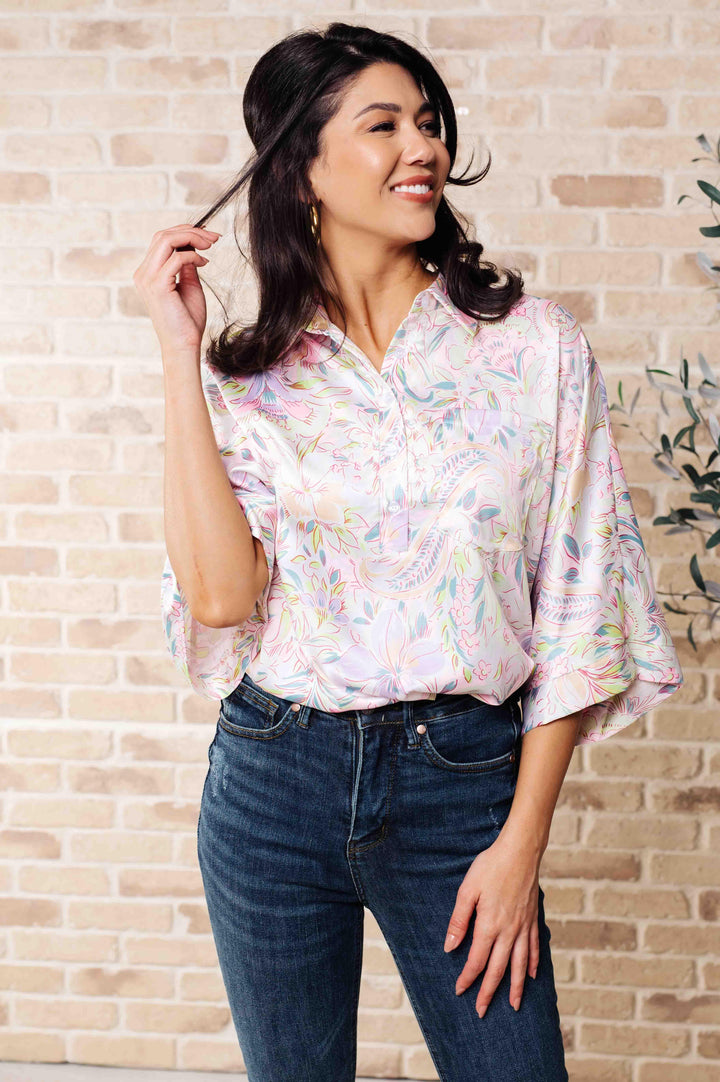 Blissful Botanicals Blouse Tops