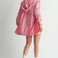 3 Piece Rose Sweater Top Shorts Outfit Set Short Sets