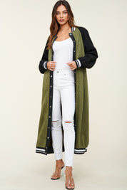 Maxi Faux Suede Jacket Coats & Jackets