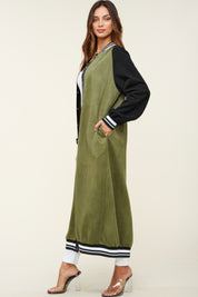 Maxi Faux Suede Jacket Coats & Jackets