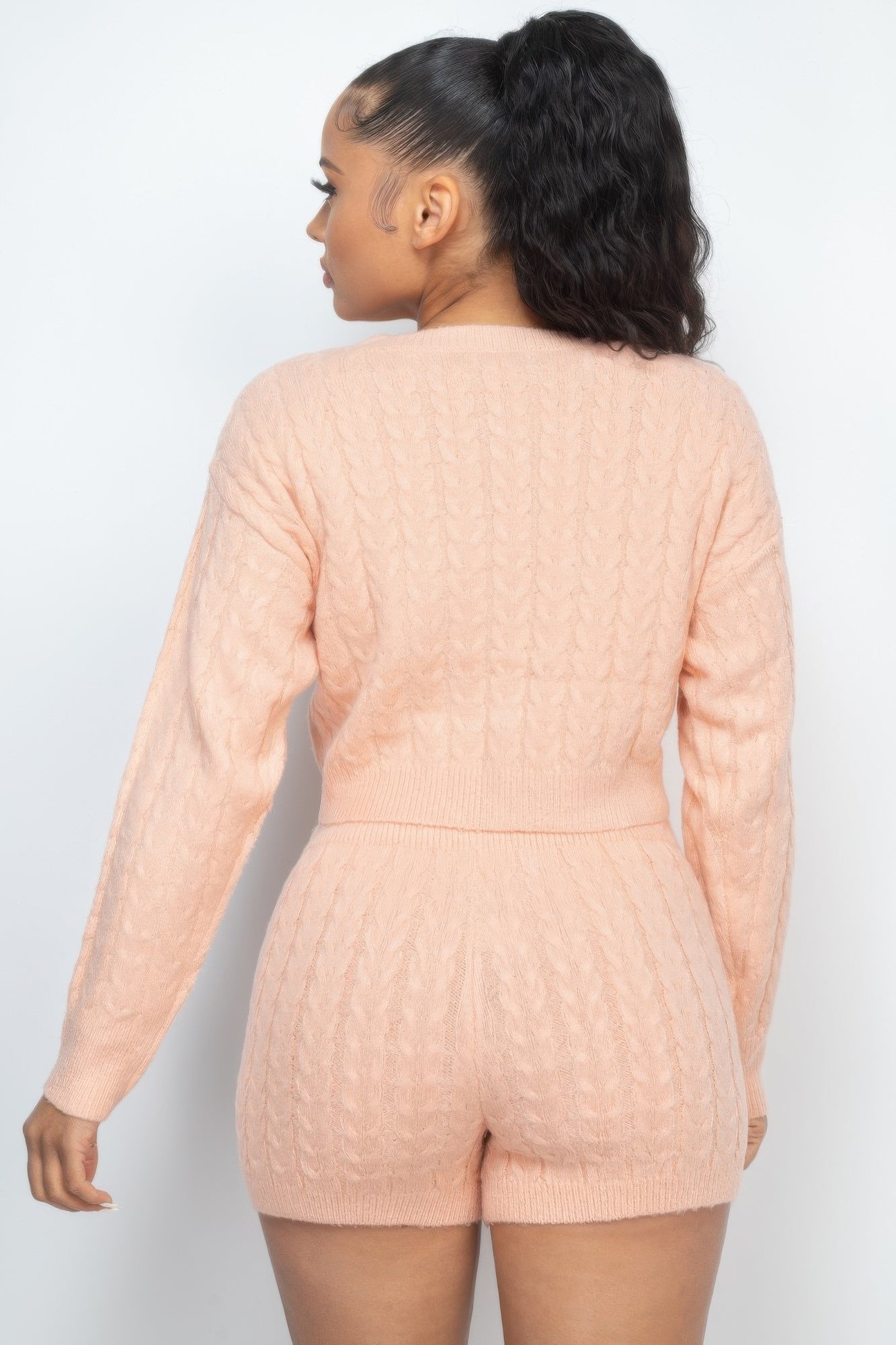 Ribbed Crop Top And Shorts Set Shorts Sets
