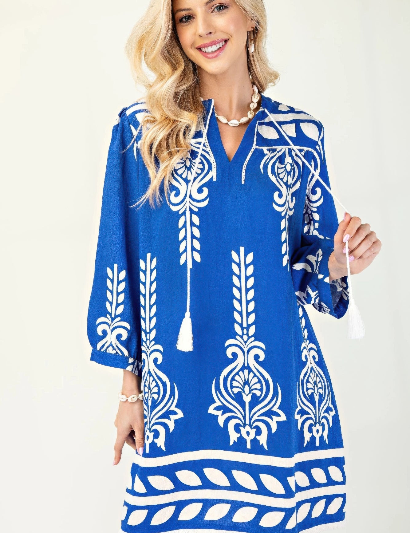 4 Sleeve Boho Mini Dress | Mini Dresses Daverri Fashions