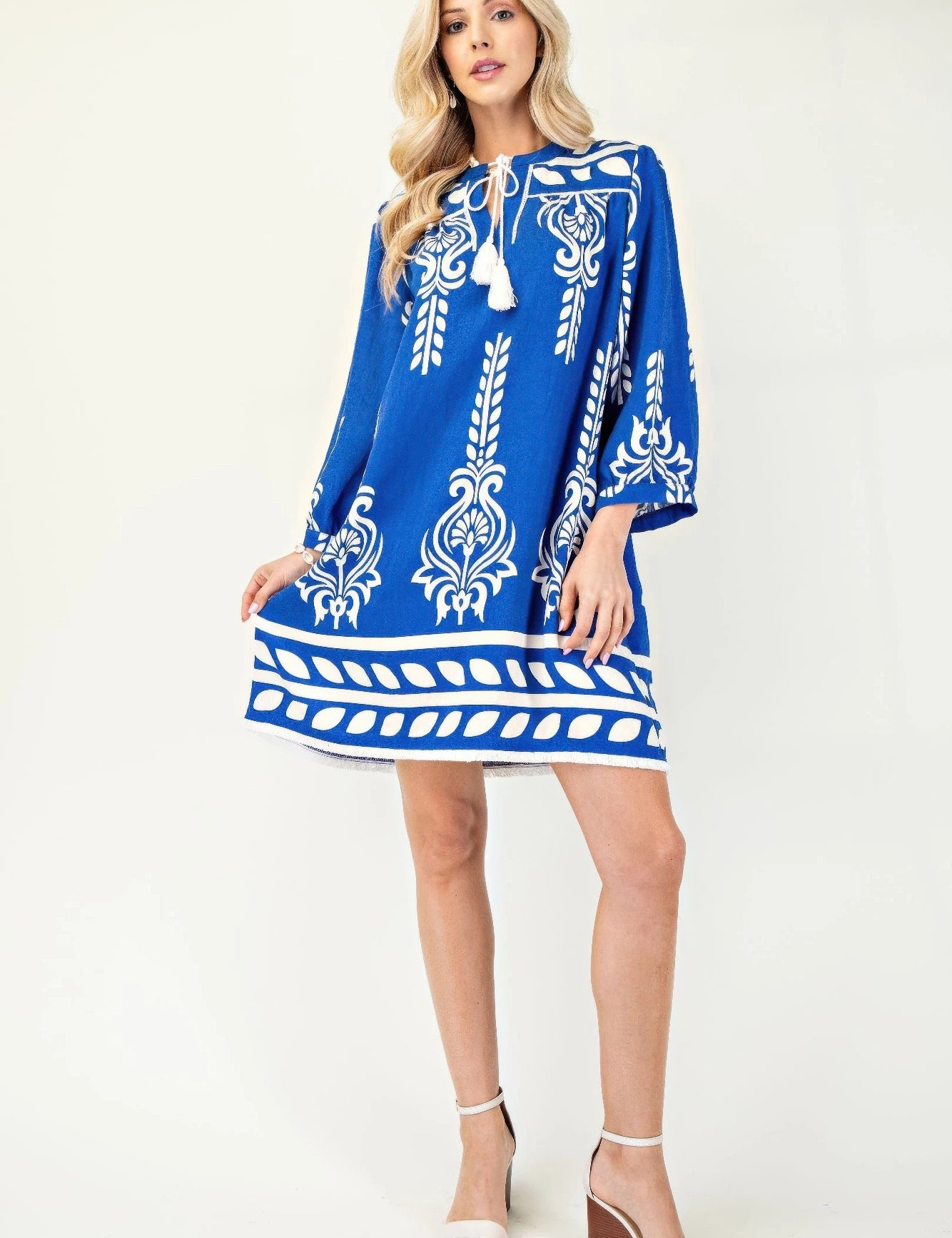4 Sleeve Boho Mini Dress | Mini Dresses Daverri Fashions
