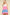 Pink MulticolorColor Block Babydoll Dress L Mini Dresses