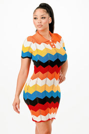 Knit Mini Dress | Mini Dresses Daverri Fashions