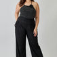 Haute Fox Plus Size Side Drawstring Detail Wide-leg Pants - DAVERRI FASHIONS